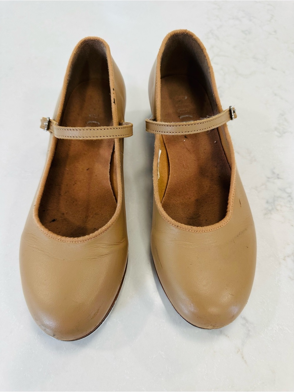 Bloch Tan Strap Mary Jane Tap Shoes